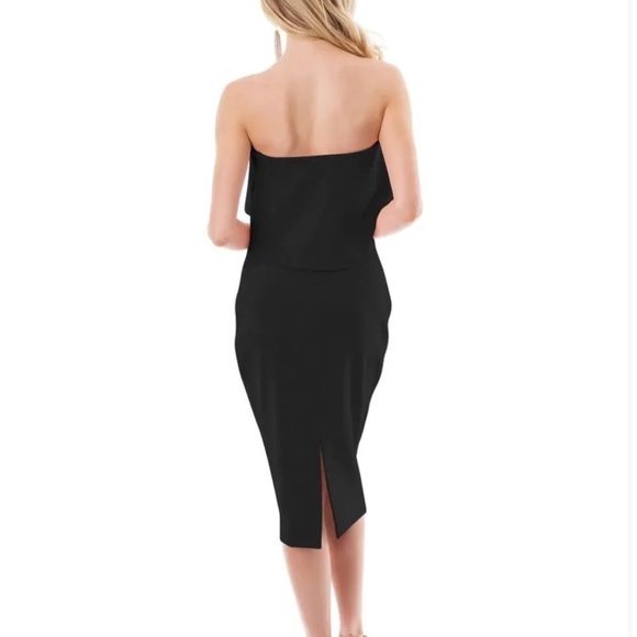 Likely black strapless midi dress 013 - Picture 3 of 13